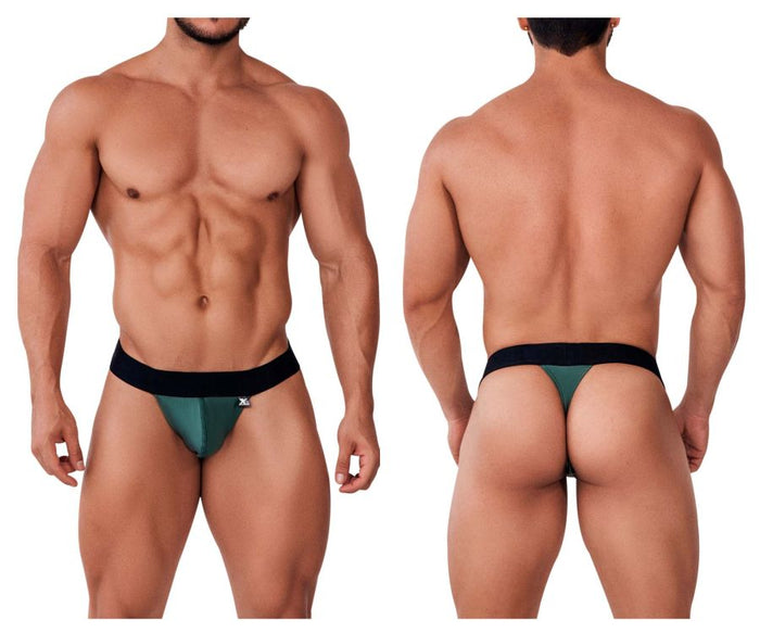 clever moda Xtremen 91152 Destellante Thongs Color Green