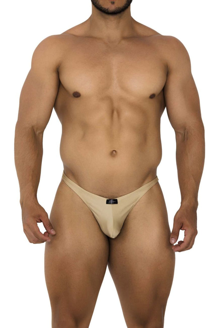 Clever Moda Xtremen 91178 Microfiber Thongs Color Gold