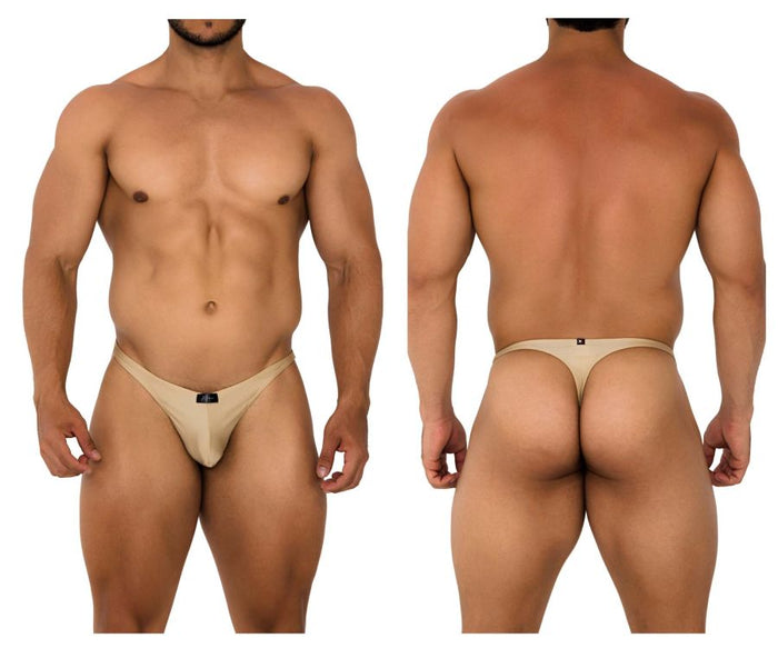 clever moda Xtremen 91178 Microfiber Thongs Color Gold