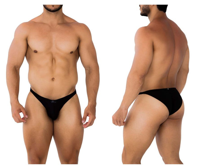 clever moda Xtremen 91183 Microfiber Bikini Color Black