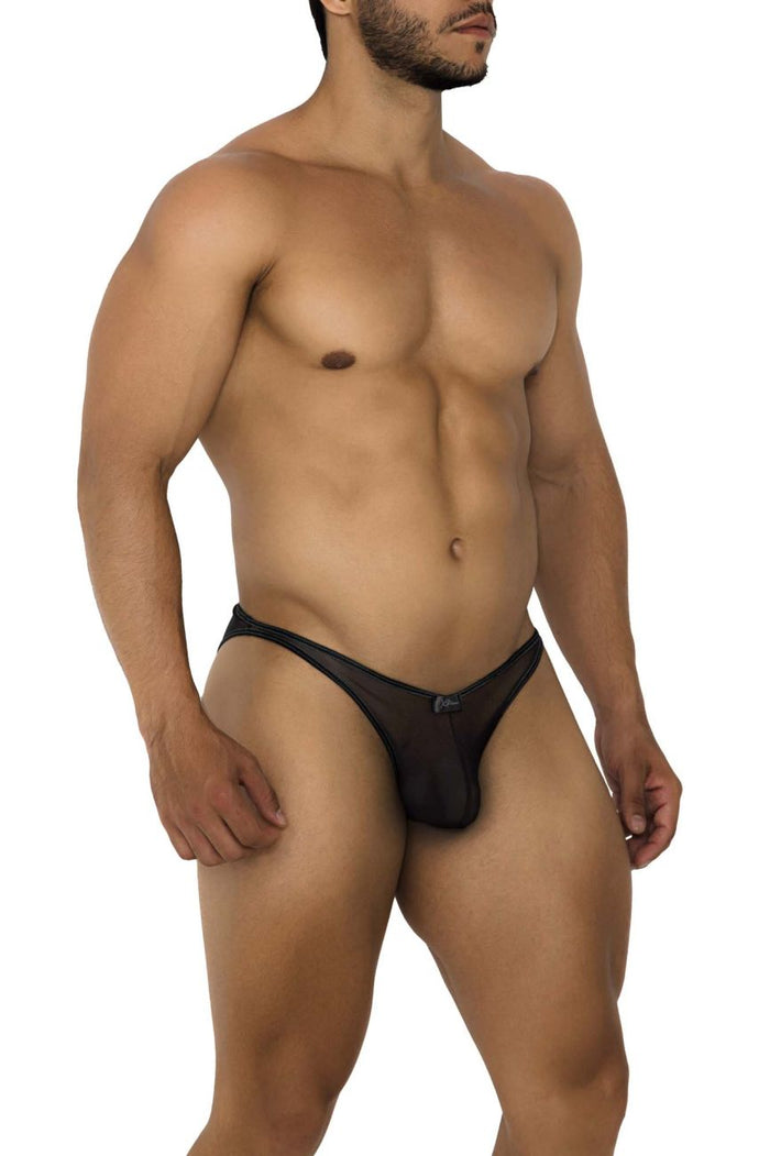 Clever Moda Xtremen 91187 Tulle Mesh Bikini Color Black
