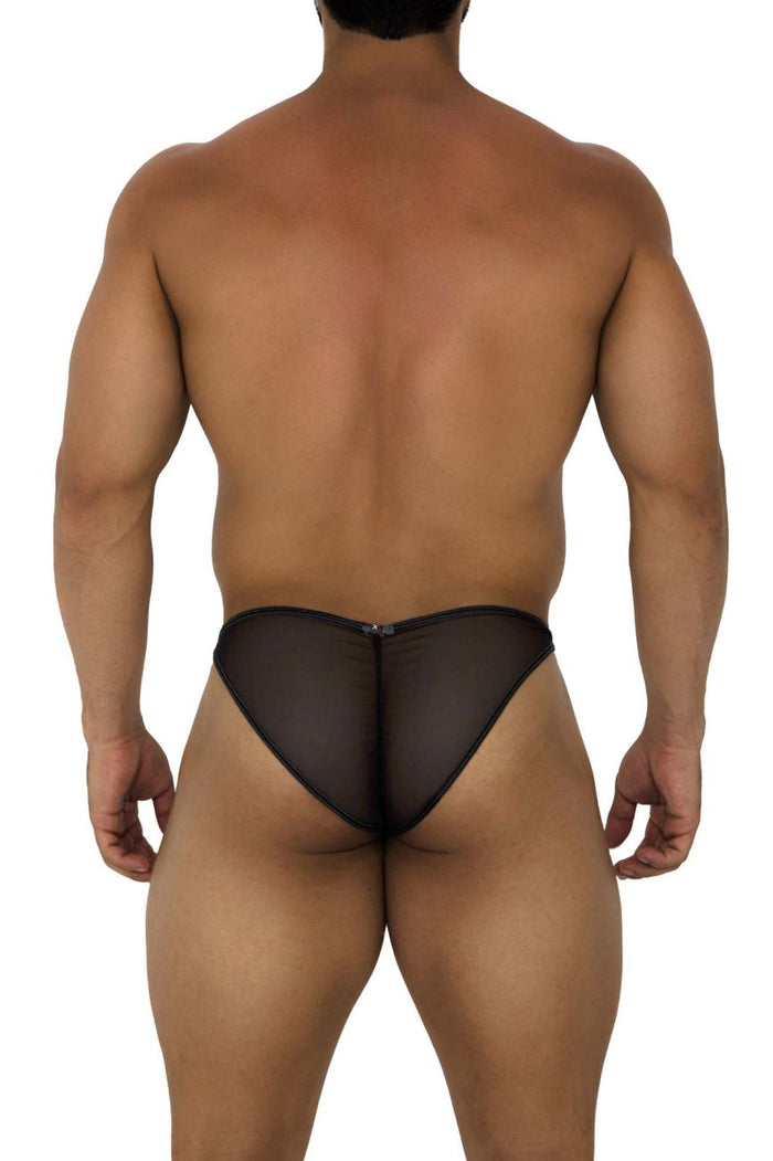 Clever Moda Xtremen 91187 Tulle Mesh Bikini Color Black