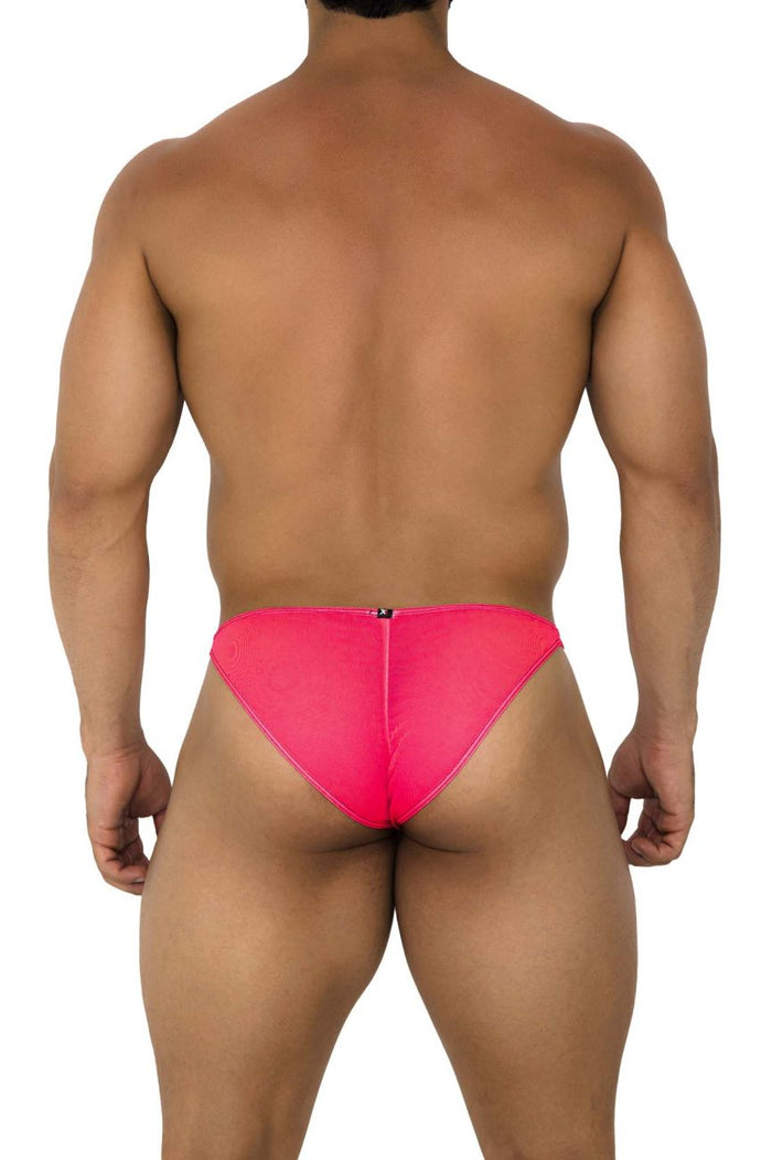 Clever Moda Xtremen 91187 Tulle Mesh Bikini Color Pink