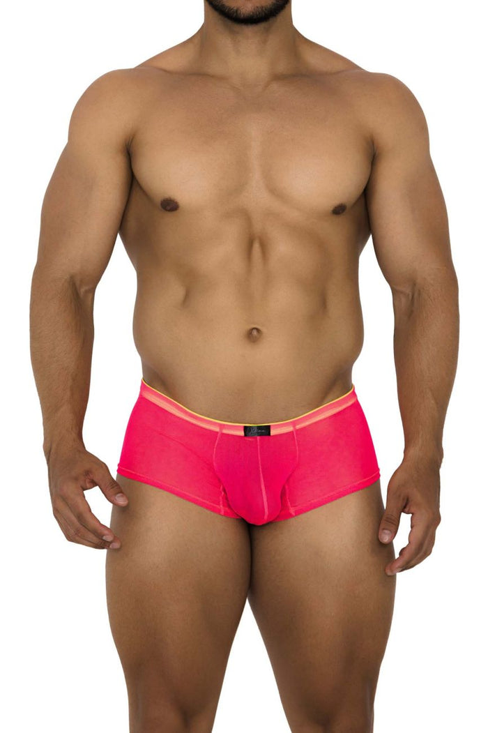 Clever Moda Xtremen 91188 Tulle Mesh Trunks Color Pink