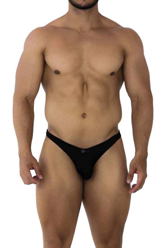 Clever Moda Xtremen 91197 Jacquard Bikini Color Black
