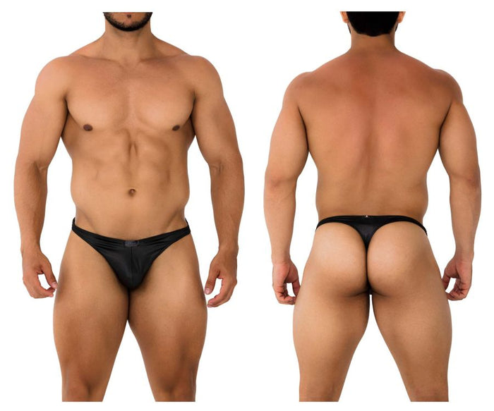 clever moda Xtremen 91203 Microfiber Thongs Color Black