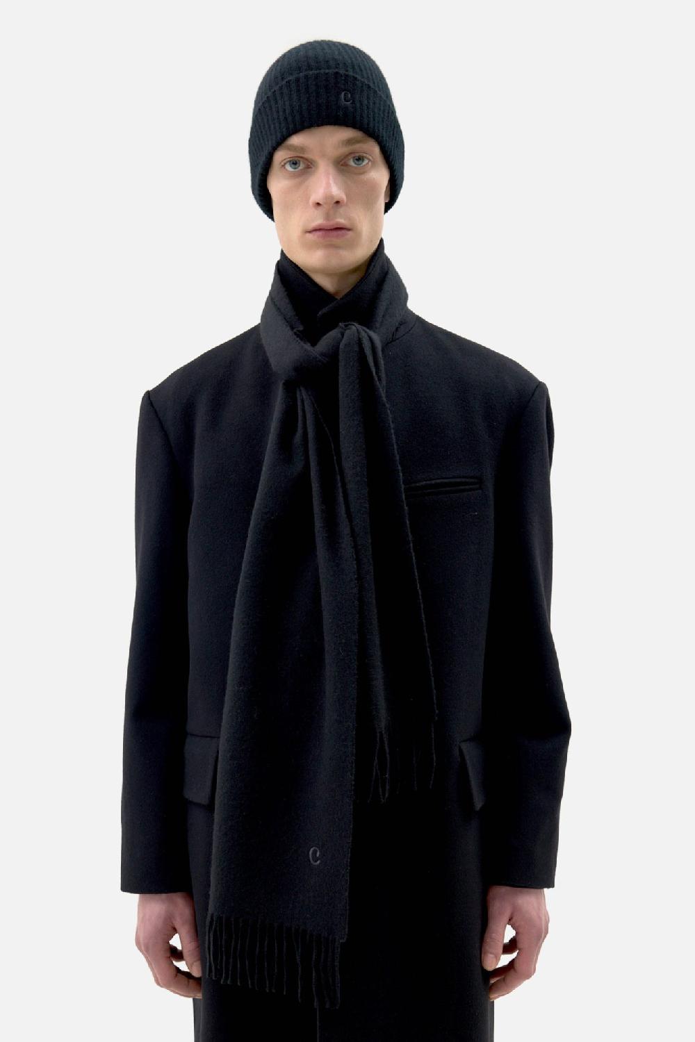 clothsurgeon Black Lux Cashmere Scarf