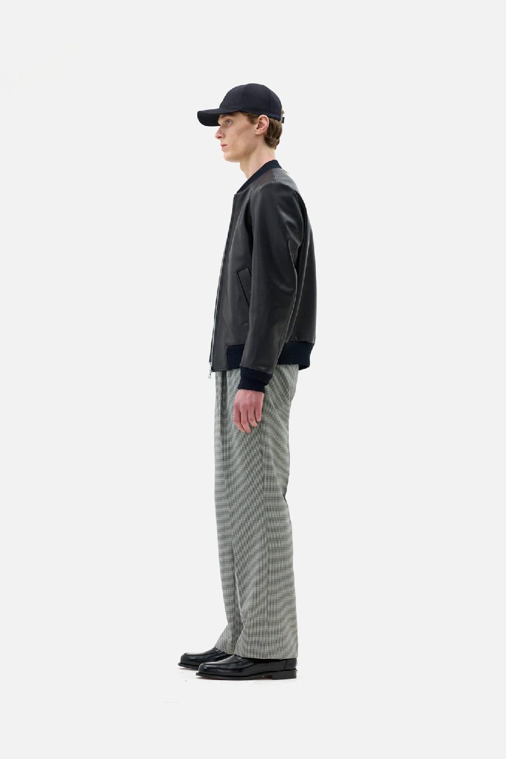 Clothsurgeon Black Lux Lambskin Leather Bomber