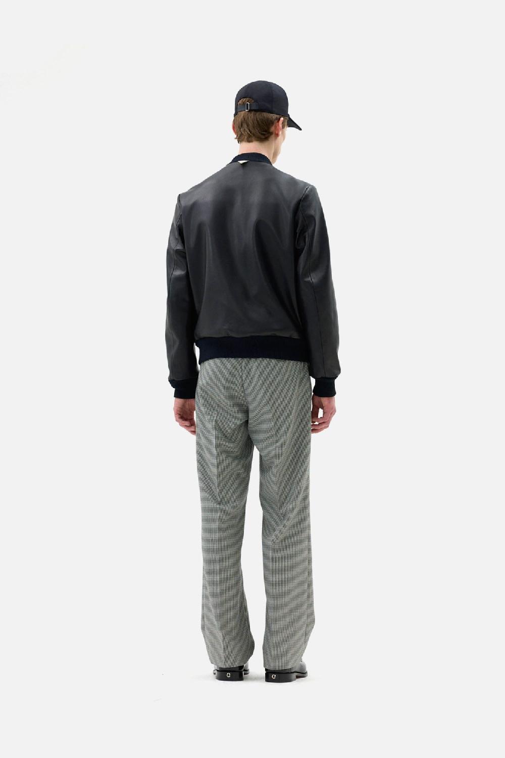 Clothsurgeon Black Lux Lambskin Leather Bomber