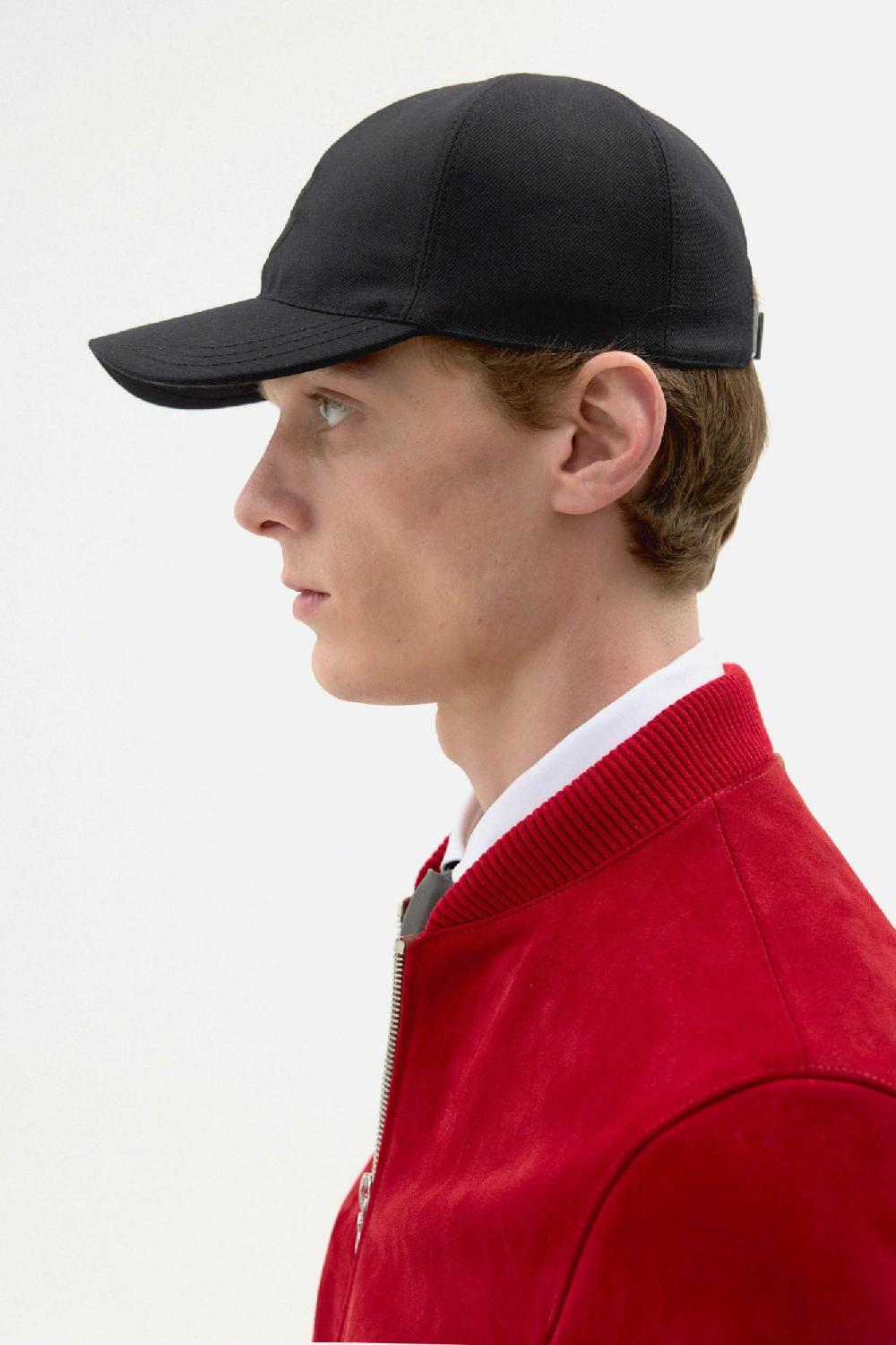 Clothsurgeon Black Lux Wool Suiting Big C Cap