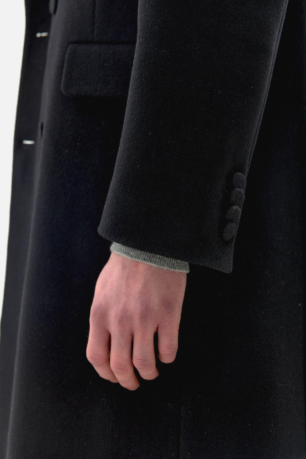clothsurgeon Black Tailored Double Breasted Coat