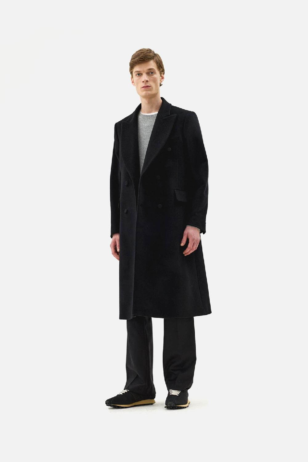 clothsurgeon Black Tailored Double Breasted Coat