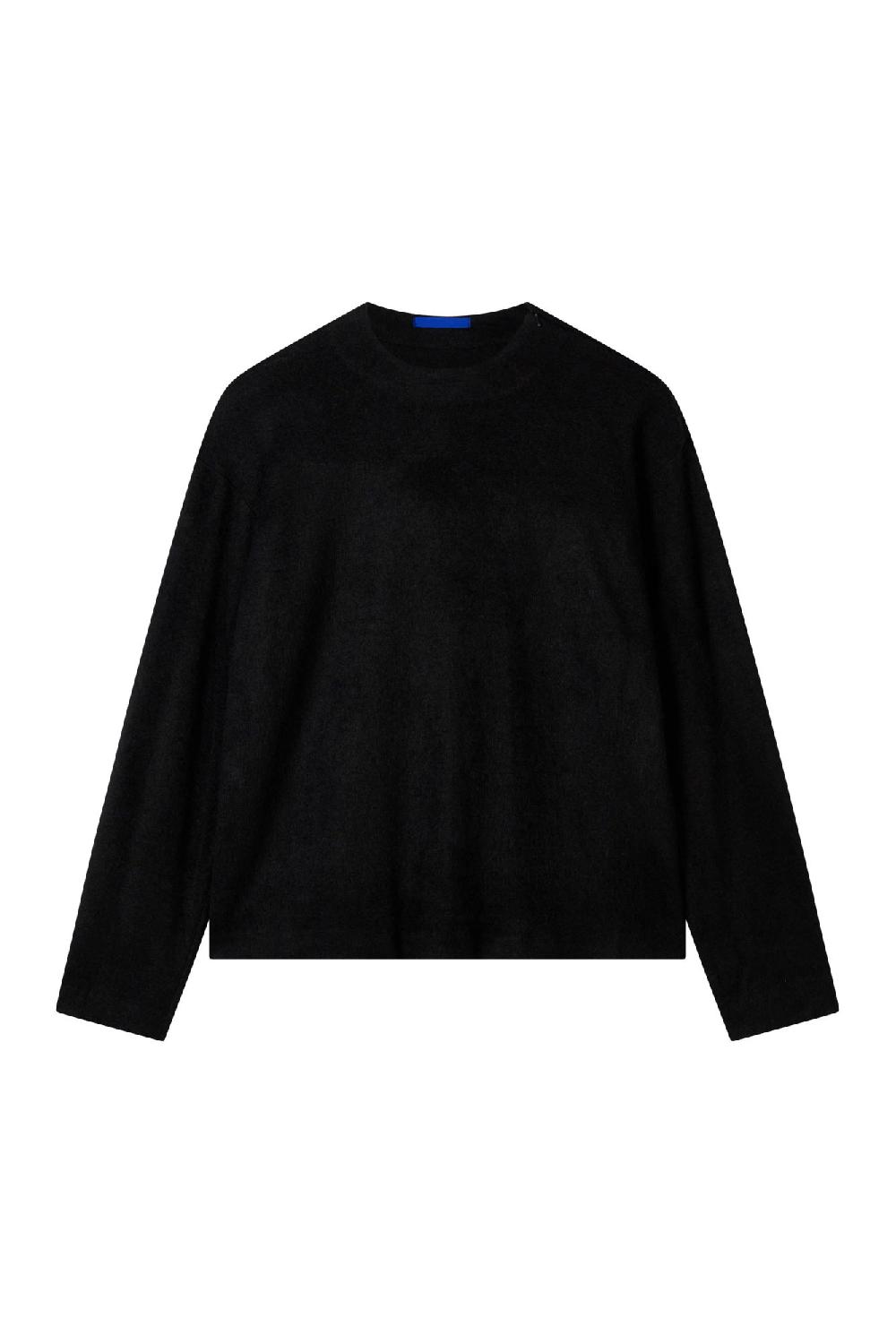 Clothsurgeon Black Wool Mohair Jersey L/S Tee