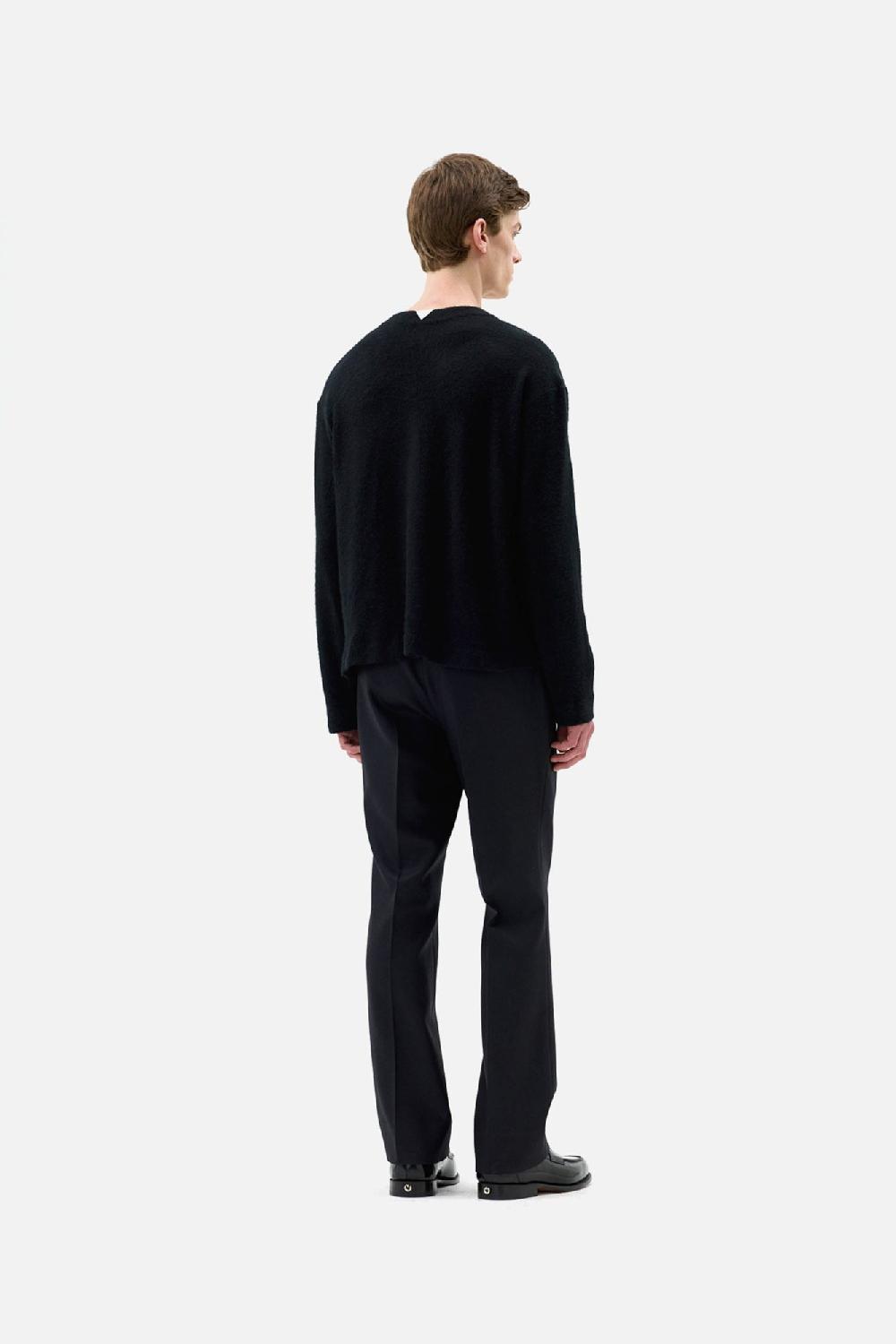 Clothsurgeon Black Wool Mohair Jersey L/S Tee