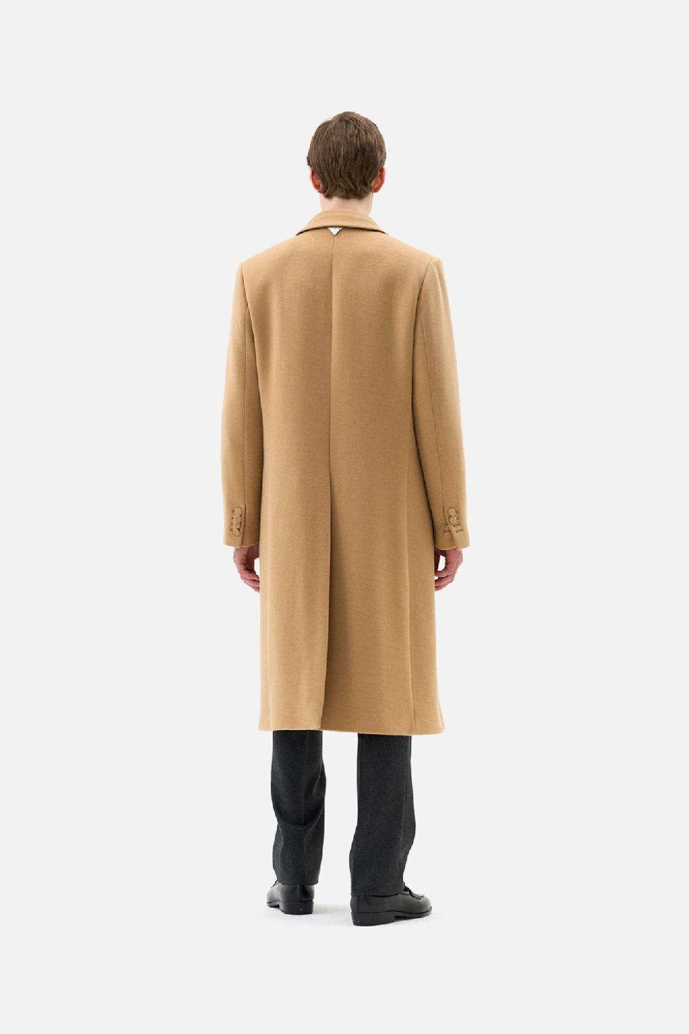 Clothsurgeon Camel Tailored Double Breasted Coat