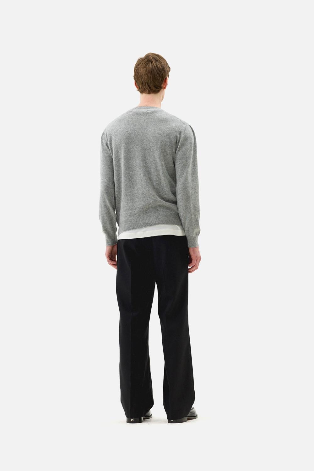 Clothsurgeon Light Grey Cashmere Crewneck Knit