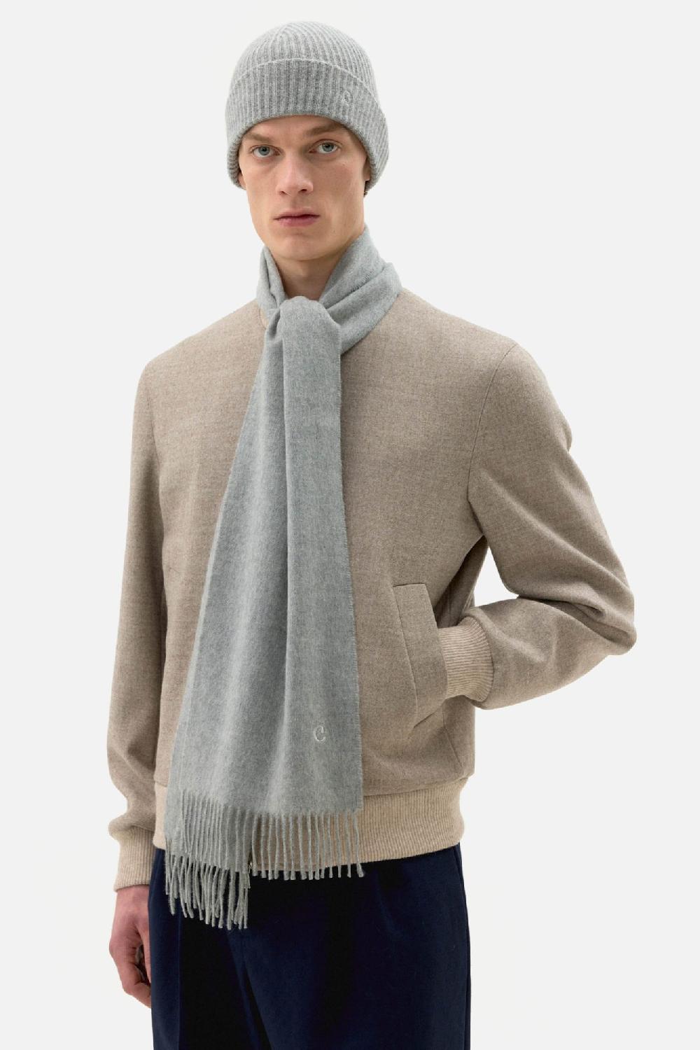 clothsurgeon Light Grey Lux Cashmere Scarf