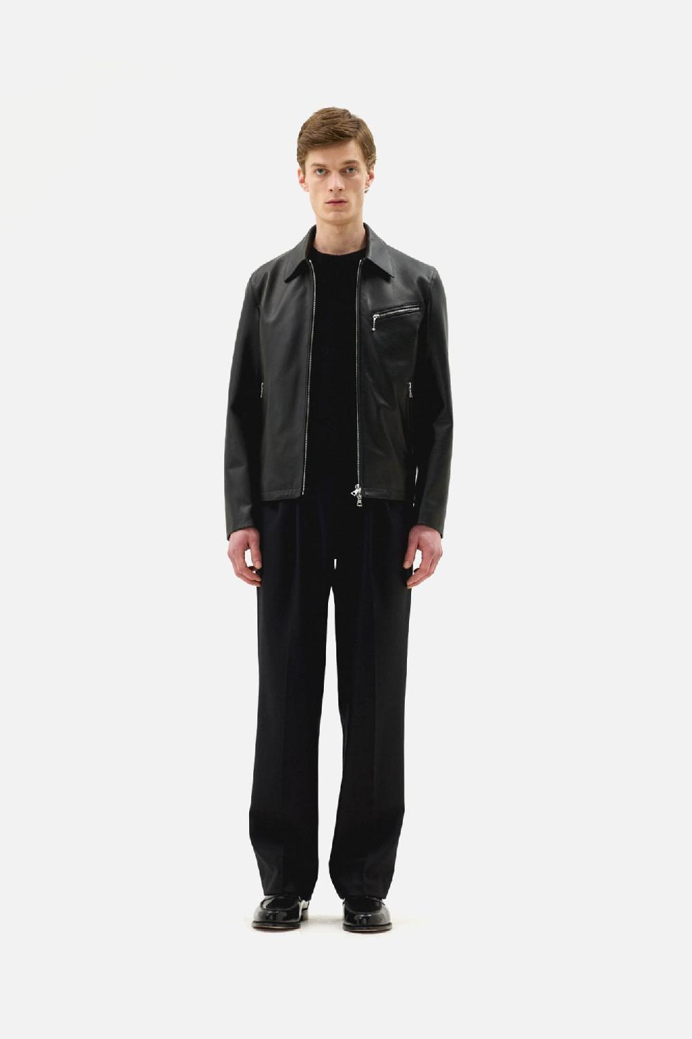 Clothsurgeon Lux Stone Suede Zipper Blouson
