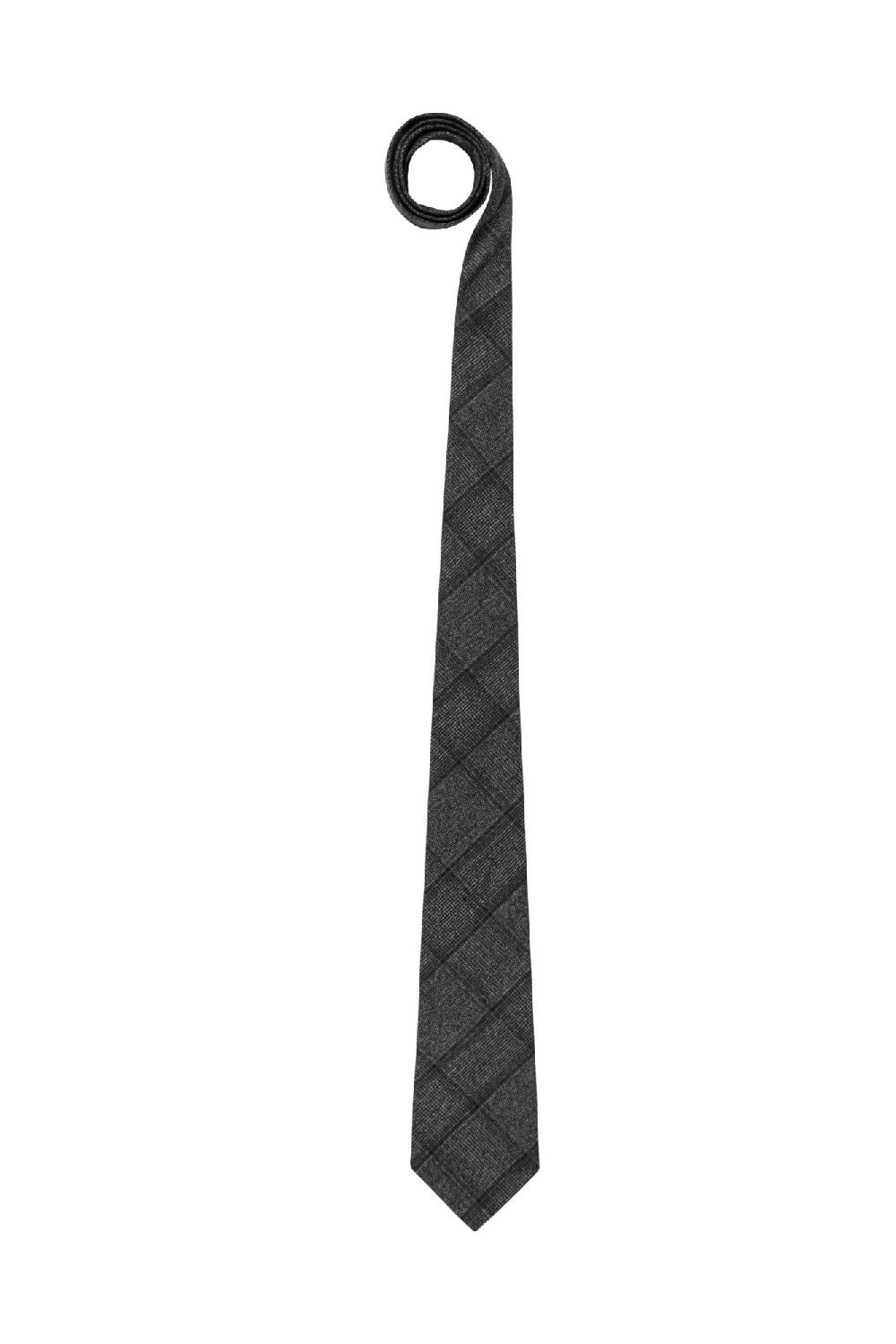 Clothsurgeon Lux Wool Boucle Check Tie