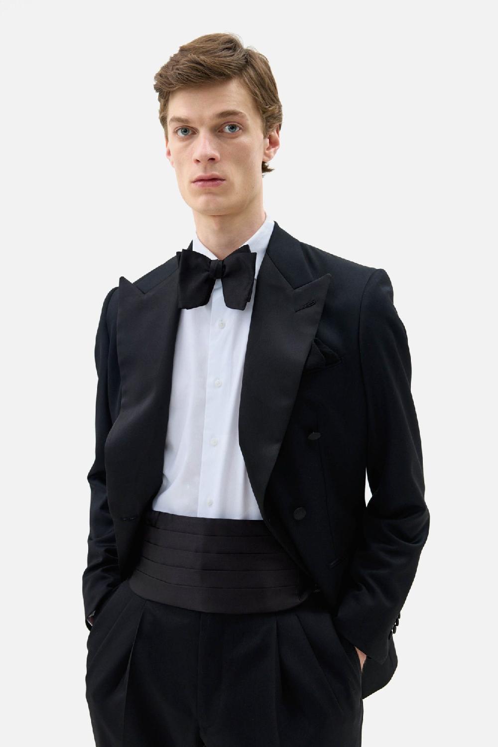 Clothsurgeon Lux Wool Tuxedo Double Breast Suit