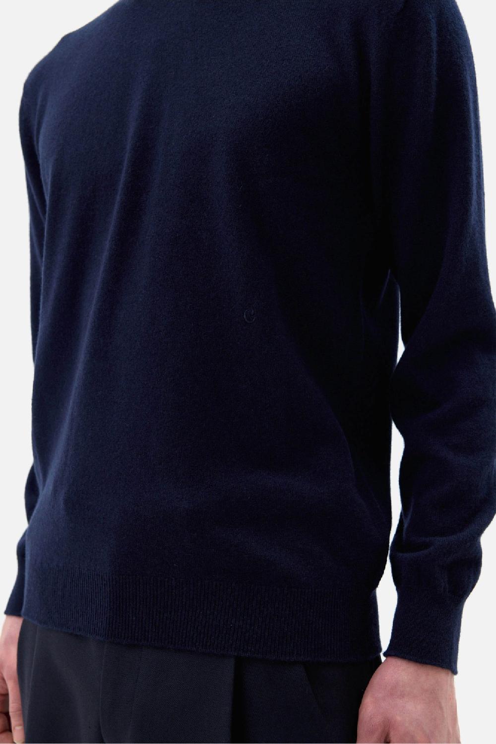 Clothsurgeon Navy Cashmere Crewneck Knit