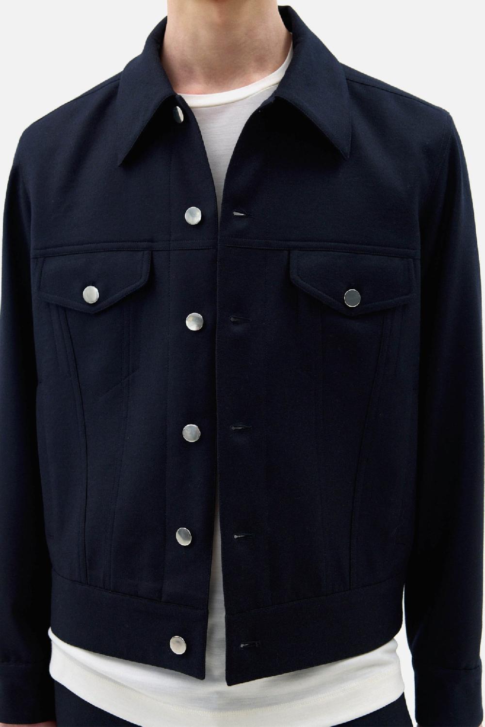 Clothsurgeon Navy Wool & Cashmere Flannel Type III