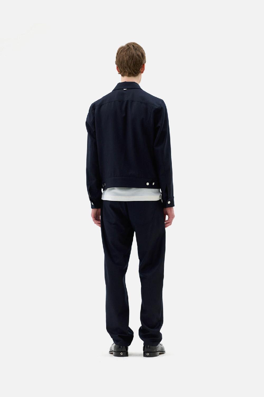 Clothsurgeon Navy Wool & Cashmere Flannel Type III