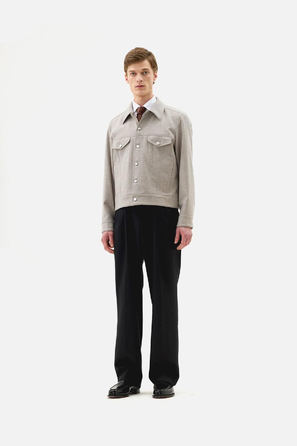 Clothsurgeon Stone Wool & Cashmere Flannel Type III