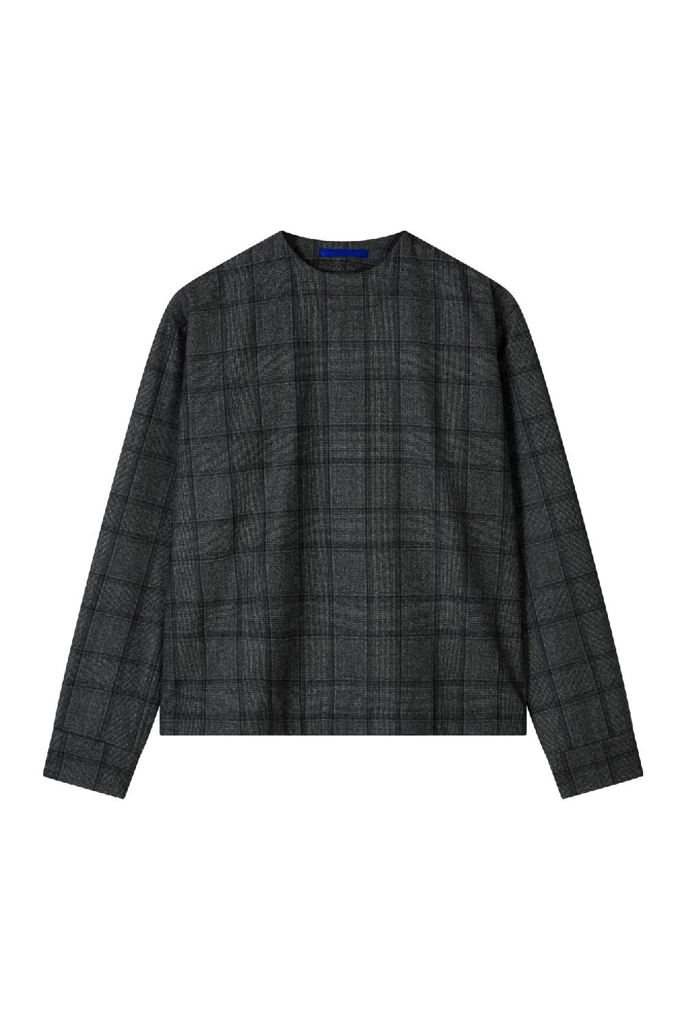 Clothsurgeon Wool Boucle Check Shirt-Tee