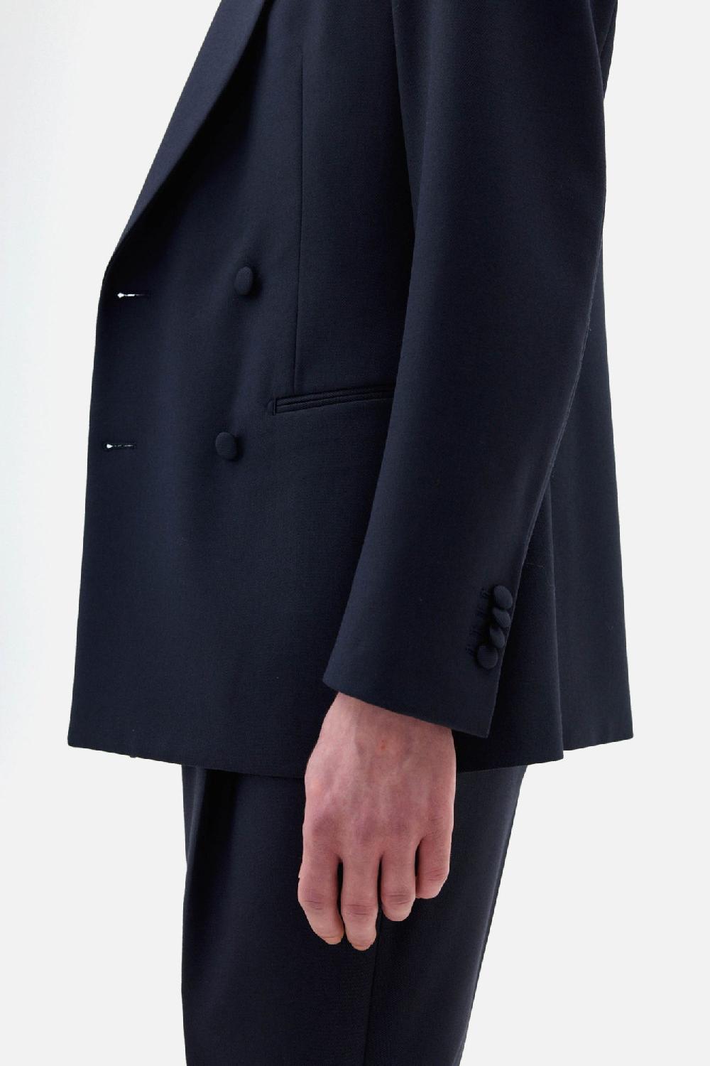 Clothsurgeon Navy Wool City Of London Double Breast Suit