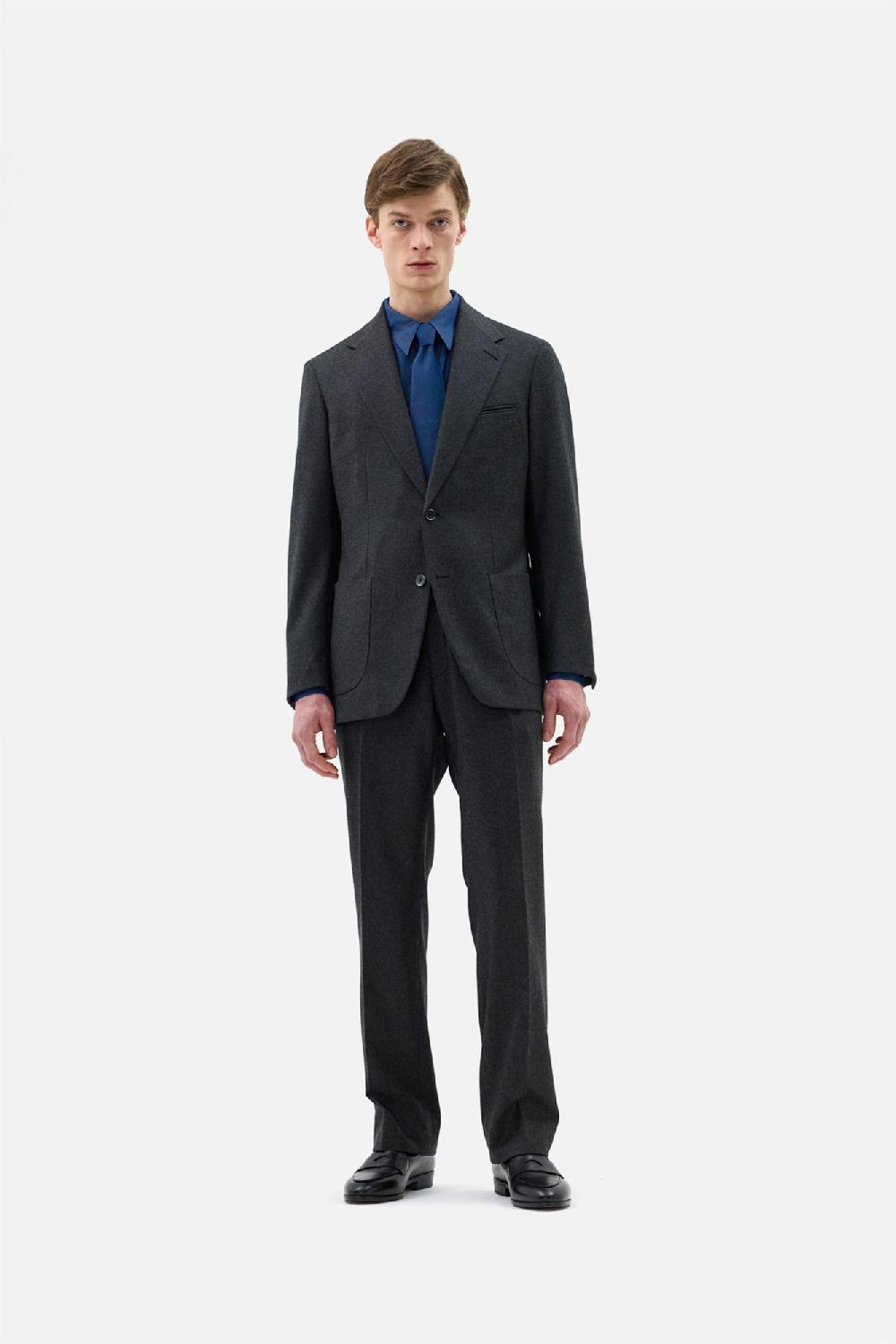 clothsurgeon Wool & Cashmere Flannel Single Breast Suit