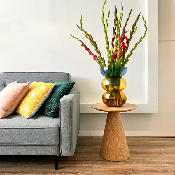 Cloudnola Bubble XL Blue & Yellow – Yellow Vase | Cloudnola