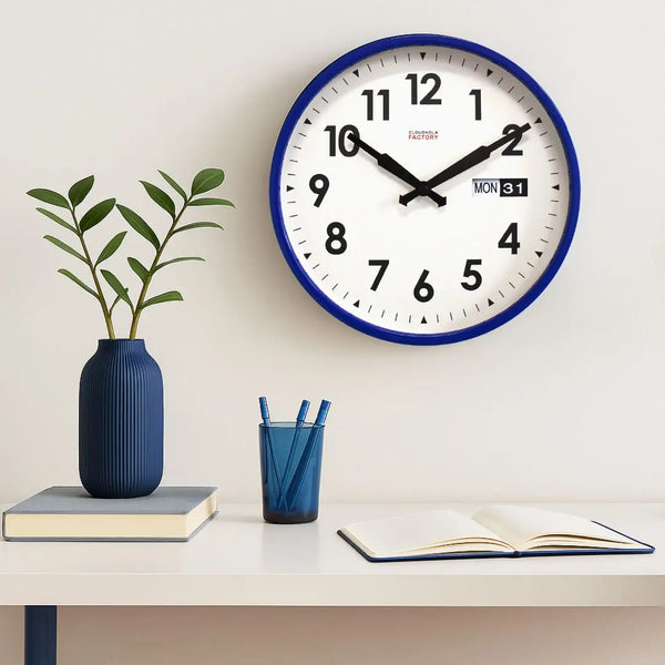 Cloudnola Calendar Blue – Clock With Date And Time | Cloudnola