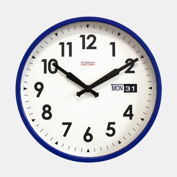 cloudnola Calendar Blue – Clock with Date and Time | Cloudnola