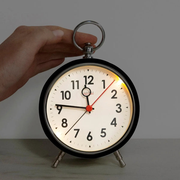 Cloudnola Factory Black Alarm Clock | Cloudnola