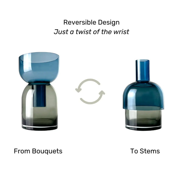 Cloudnola Flip Med Blue & Gray – Blue Vase | Cloudnola
