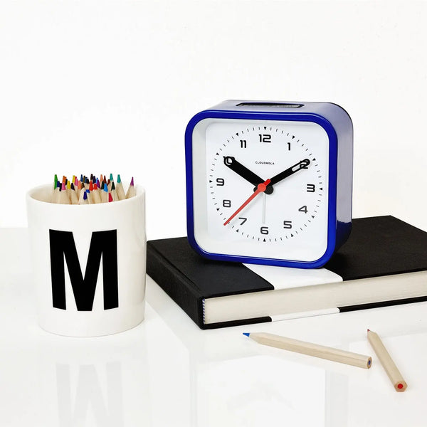 Cloudnola Railway Blue – Blue Alarm Clock | Cloudnola