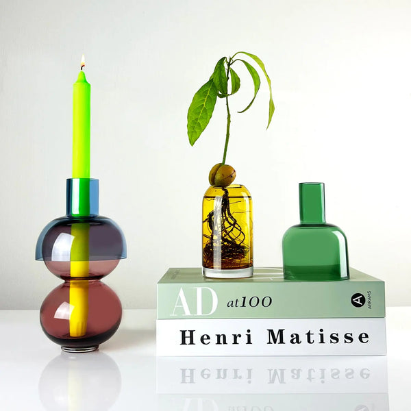 Cloudnola Fusion Cherry Small Set – Small Glass Vases | Cloudnola