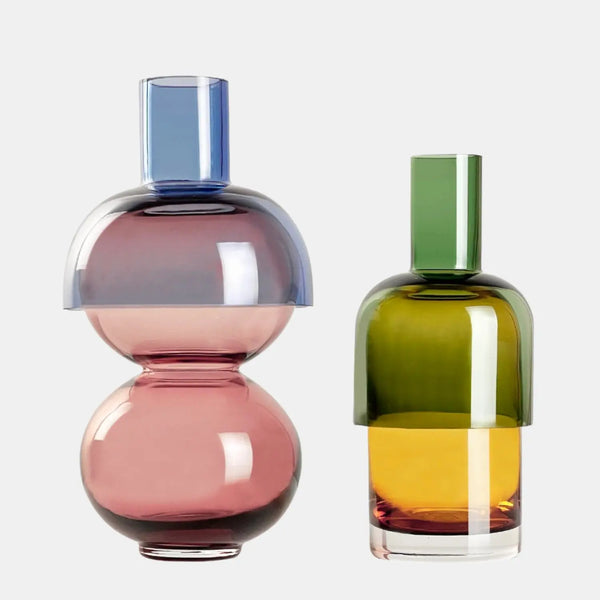 cloudnola Fusion Cherry Small Set – Small Glass Vases | Cloudnola