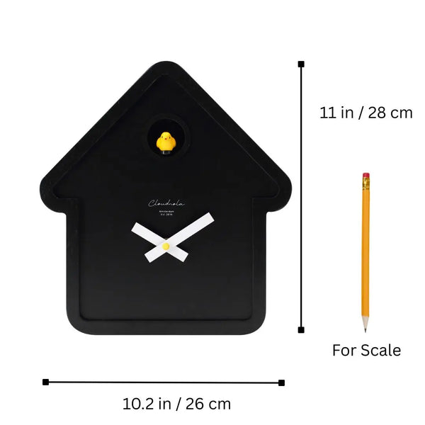 Cloudnola MoMA House Black Cuckoo Clock – Black Cuckoo Clock | Cloudnola