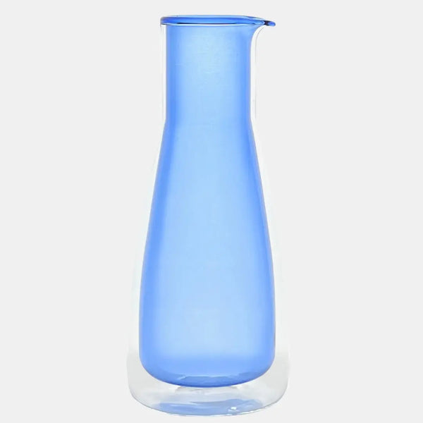 cloudnola Rocks Carafe Blue – Blue Glass Carafe (1000ml) – Double-Wall | Cloudnola