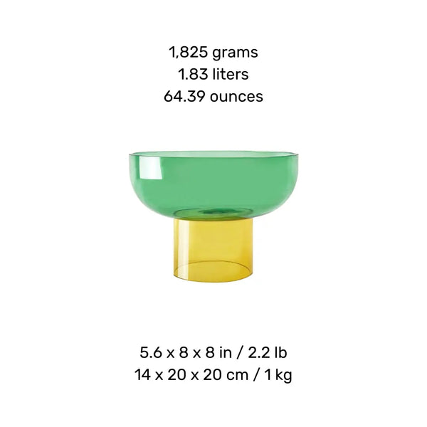 Cloudnola Tip Top Small Green & Yellow – Green Bowl | Cloudnola