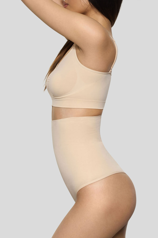 Club L BOOMBA Sand High-Waisted Thong Shapewear