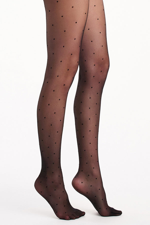 Club L Levante Sienna Sheer Spot Tights