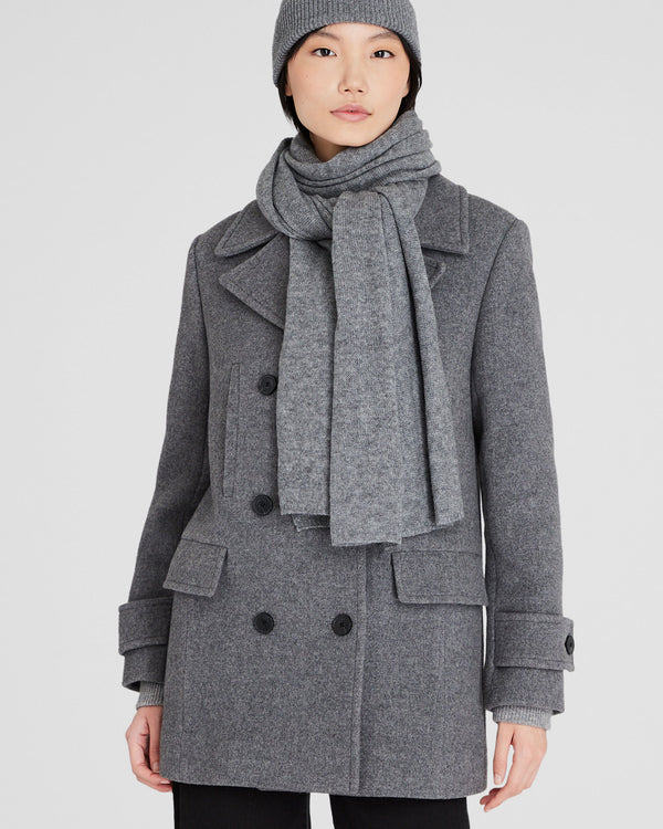 Club Monaco Adele Cashmere Scarf Medium Heather Grey
