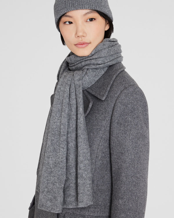 Club Monaco Adele Cashmere Scarf Medium Heather Grey