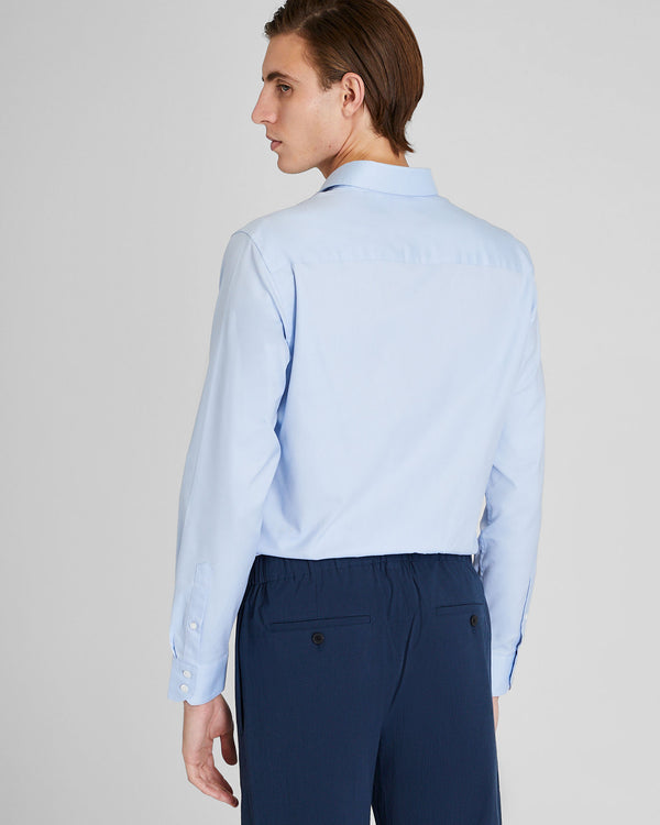 Club Monaco Albini Egyptian Cotton Dress Shirt Blue