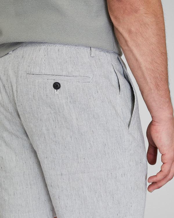 Club Monaco Baxter Linen Blend 7" Short Dark Charcoal