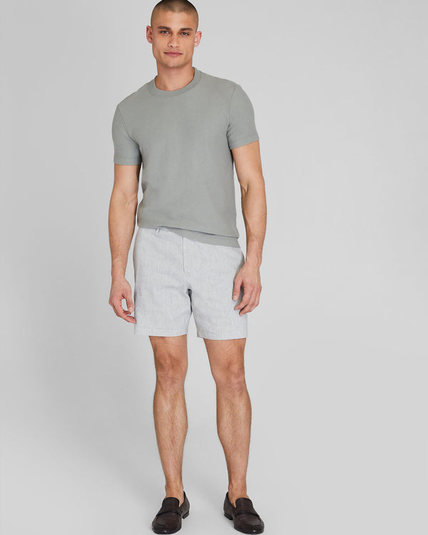 Club Monaco Baxter Linen Blend 7" Short Dark Charcoal
