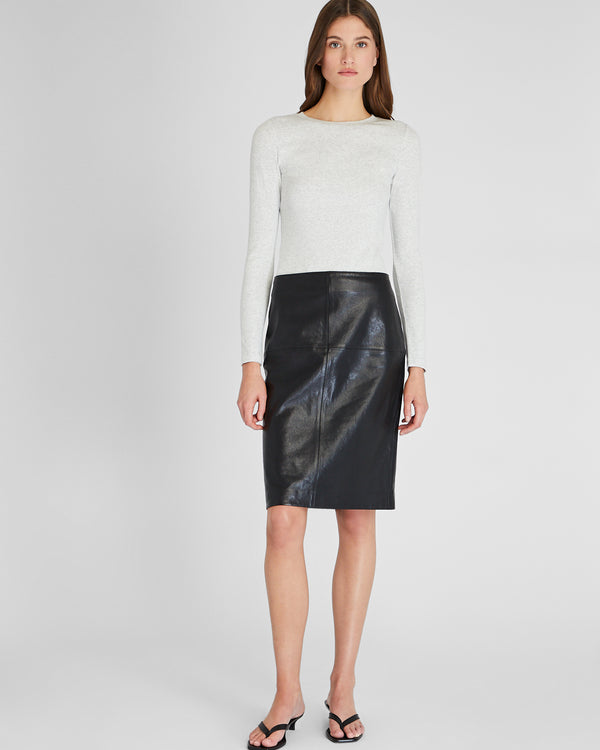 Club Monaco Bowee Long-Sleeve Tee Light Heather Grey